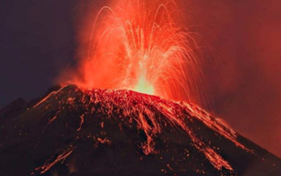 Erupción del Etna del 13 01 2011