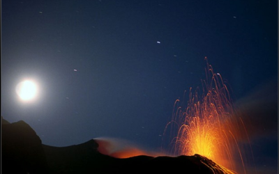 El volcán Stromboli está en erupción